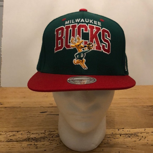 Mitchell & Ness Other - Authentic Mitchell & Ness Milwaukee Bucks SB Hat